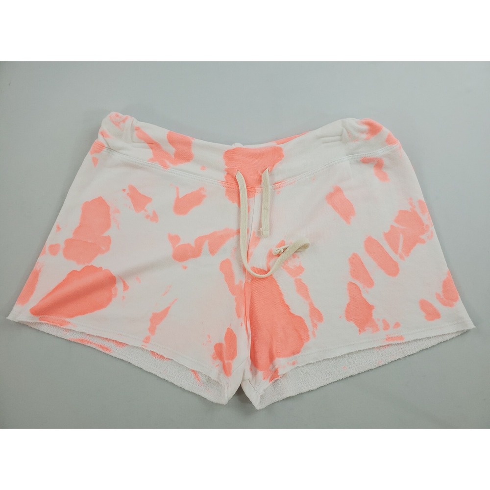 Sundry women shorts NR-V1-G13TD16 tiedye pop peach white sz 2 USA made $106